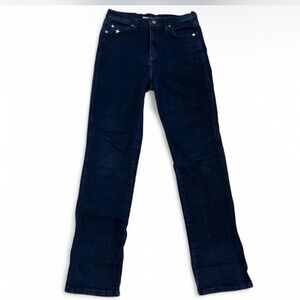 Vintage dark wash bongo straight leg jeans